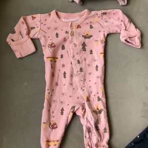 Loved baby organic cotton footie